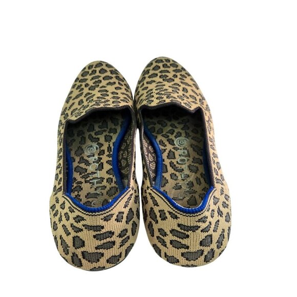 Rothy's The Loafer Mocha Spot Leopard Print Loafers Size 8 - Picture 4 of 8